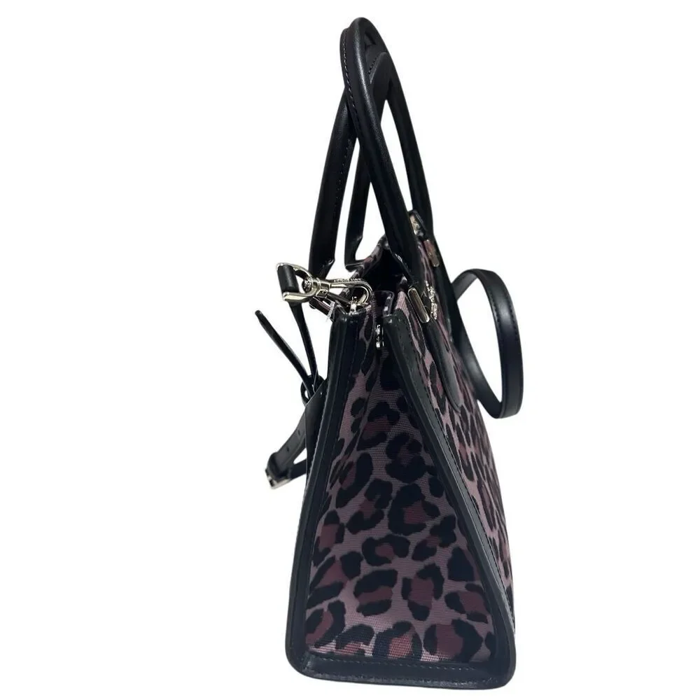 Kate Spade KH455 Ellie Spotted Leopard Small Tote Crossbody Shoulder Bag Handbag